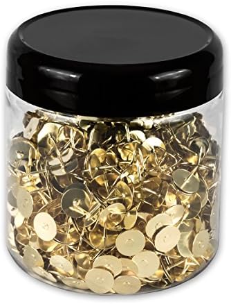 Victory Office 128SD Rice Nails Brass-Plated Pack of 2000