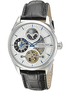 Stuhrling Original 657.01 Herren-Armbanduhr Analog Automatik Leder