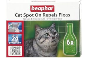 BEAPHAR CAT KITTENS SPOT ON TREATMENT REPELS FLEAS 24 WEEKS PROTECTION