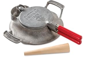 Nordic Ware 01540 Krumkake, żelazo, aluminium, srebro