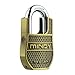 Produktbild Mindy Heavy Duty Vorhängeschloss Home Security langlebiges Vintage Mode Schloss mit Schlüssel AF8, Gold