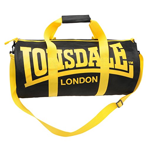 Lonsdale  bolsa de gimnasio y fitness, color negro, talla Talla única