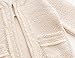 Marc janie Baby Girl Solid Color Knitting Top Beige 4T