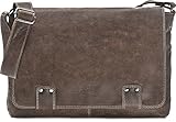 Robuste Aktentasche aus Leder - Lehrertasche Leder DIN A4 – Leder Umhängetasche Damen oder Herren - passend für 14" Notebooks