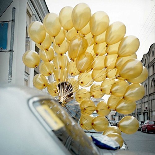 PuTwo 100 Luftballons metallic gold Helium Ballons für Hochzeit Partydeko Geburtstag – Gold - 4
