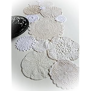 Unikat handmade Traumhafter, edler Tischläufer aus Vintage - Häkeldeckchen
