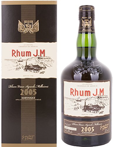 Rhum J.M Rhum 10 Ans Millesime 2005 700 ml