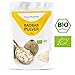 Produktbild Baobab Pulver Bio von Happy Nutrition - 200g Baobabpulver hochdosiert in Bio Qualität aus reinem Bio Baobab Pulver. Absolut natürlich & bio-zertifiziert. Bio Baobab Fruchtpulver - 100% Happy!