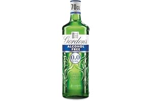 Gordon's Alcohol Free Spirit | 0% Vol | 70cl | Created With The Gin Botanicals Used In Gordon's London Dry | Piny Juniper Character | For A Non Alcoholic Gin & Tonic