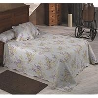 Mora Colcha Acolchada Primavera Verano Trapuntino Nelly Cama Matrimonio 2 plazas + 2 Cojines Muebles Quilt