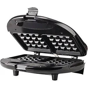 Brentwood TS-243 Non-Stick Dual Waffle Maker, Black