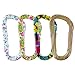 Produktbild Fusion Climb I-Clip 3,25" Aluminium-Neuheit-Entwurfs-Compact Karabiner Schlüsselanhänger Rucksack Karabiner Multi Color 4-Pack