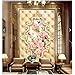 Produktbild Weaeo 3D Kunstwandbild Hd Europäischen Soft Pack Rose Restaurant Hotel Tapete Wohnkultur Moderne Wandmalerei Für Wohnzimmer-250X175Cm