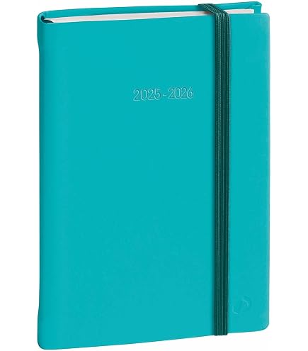 Agenda Scolaire Quo Vadis 2025-2026 - Journalier, Multilingue, Format 12x17cm, Papier Blanc, Rechargeable