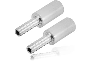 JOKBEN 2er-Pack Diffusionsbelüftungsstein 0,5 Mikron Homebrew Beer Oxygenation Diffusionskarbonisierungsstein