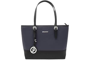 Gallantry - Sac Femme Grande Capacité XL - Cabas Chic Format A4 - Fourre-Tout Rayé Épaule Tendance