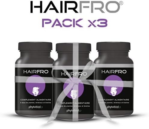 HairFro® - #1 Hair Regrowth Treatment - (3 Pack) 300 Capsules Hair Growth Multivitamin Complex - Better than HAIRFINITY