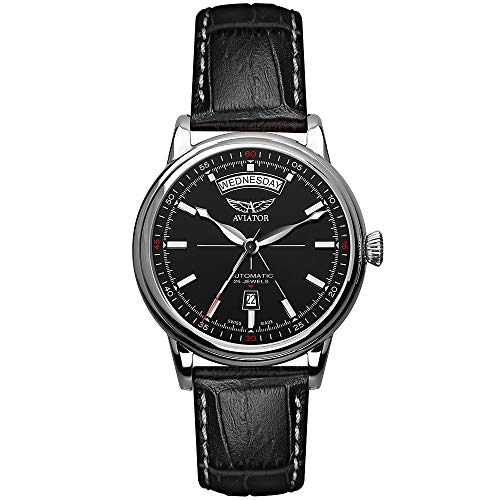 Aviator Douglas - Reloj de Pulsera con Fecha para Hombre