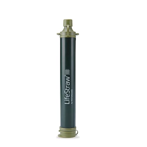 LifeStraw Personal Water Filter, Green, 1pc