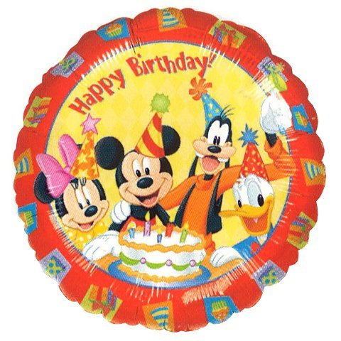 Preisvergleich Produktbild Folienballon "Geburtstag mit Micky und den Freunden" 43 cm