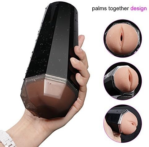 M-asturbateur - Man Vibrant 3D Realistic V-agina M-asturbation Cup - P-enis V-ibrator S-ex T-oys for Men, Discrete Package - M-asturbateur for Man