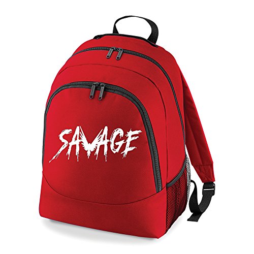 SAVAGE LOGAN PAUL INSPIRED UNIVERSAL BACK PACK BAGBASE (Red)