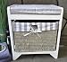Produktbild Livitat® Badhocker Hocker Sitzhocker Korb Badezimmerhocker Wäschekorb Landhaus LV1010