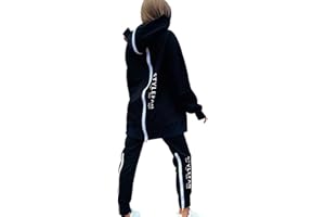 HAXNOHEY Survêtement Femme Ensemble Jogging Femme Homewear Loungewear Tracksuit Femme Grande Taille Ample Sportwear Femme Ensemble Large Décontracté Pantalon Survêtements Femme Sweat Veste Capuche Femme