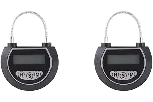 Gokelomg 2X Elektronisk tidslås-timer-låsbehållare, multifunktionell tidslåsbehållare för leksaker