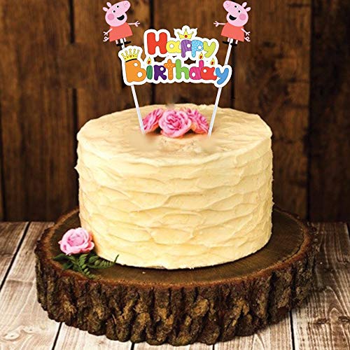 Buy Party Propz Peppa Pig Cake Topper For Peppa Pig Birthday Decoration Online At Low Prices In India Party Propz Peppa Pig Cake Topper For Peppa Pig Birthday Decoration Reviews Ratings