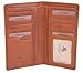 Price comparison product image VISCONTI LUXURY ITALIAN TAN LEATHER LONG SLIM WALLET BOXED VCN20(Size: Large)