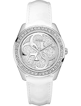 Guess Unisex Erwachsene Armbanduhr Datum klassisch Quarz Leder W0627L4