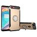 Produktbild GOGME Huawei Honor View 10 Hülle, Stilvoller Ring Standplatz Handyhülle, Rugged TPU/PC Hybrid Armor Fall und Autohalterung Schutzhülle und 360° Drehständer 3 in 1. golden