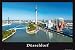 Produktbild Close Up Düsseldorf Poster Skyline Rheinturm & Neuer Zollhof (91,5cm x 61cm) + 1 Traumstrand Poster Insel Bora Bora Zusätzlich