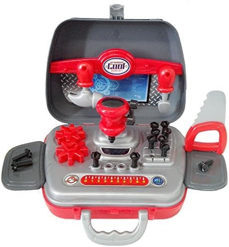 SFL Great Fun Tool Kit Set with Carry Case 16 PCS for Boys Girls Kids 3 Years Old Toys Gifts