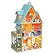Produktbild TAEONY Baumarkt Haus, Wooden Dollhouse Miniaturhaus Möbelset mit LED-Licht Creative Möbelhaus für Kinder und Erwachsene Geburtstagsgeschenk