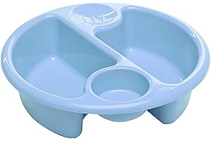 The Neat Nursery Co. Top 'n' Tail Cicular Wash Bowl, 957 Blue, 0.25 kg