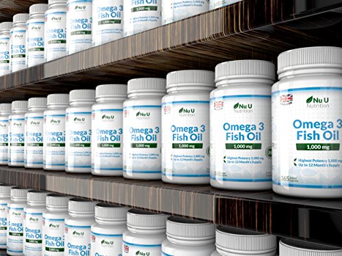 Omega 3 Fish Oil 1000mg - 365 Softgel Capsules - Up to 12 Month’s Supply - Pure Fish Oil with Balanced EPA & DHA - Contaminant Free Omega 3 - Made in the UK by Nu U Nutrition - Image 8