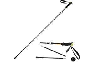 Barrageon Bâtons de Trekking en 7075 Aluminium Classe Aéronautique Ultraléger Durable pour Homme Femme Enfant, Bâtons de Marche Pliable Antichoc Longueur Réglable pour Randonnée/Alpinisme