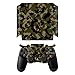 Produktbild Disagu SF-sdi-5547_349 Design Folie für Sony PS 4 Pro mit Controller - Motiv "Camouflage Grün" transparent