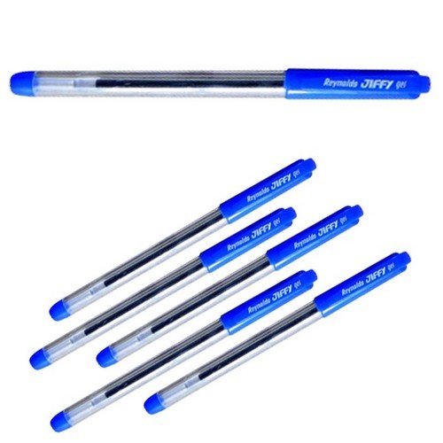 Reynolds Jiffy Blue Gel Pen, Pack of 5 Reynolds Jiffy Blue Gel Pen, Pack of 5