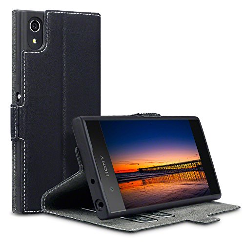 Sony Xperia XA1 Funda Cartera adaptable en posicion horizontal - Negro reviews Sony Xperia XA1 Funda Cartera adaptable en posicion horizontal - Negro