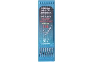 Drennan 4" Carp Method Spike Hook Plates Fishing Rigs Priced Per Pack Of 8 Rigs Choose Size Required