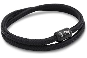 Wind Passion - Paracord Mens Bracelet - Bracelet for Women - Rope Bracelet String With Magnetic Clasp - Wrist Surfer Bracelet - Handmade Surfer Magnetic Bracelets - Sturdy & Waterproof