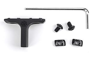 SBGJMY Mini Tactical Mlok Keymod Main Stop Poignée Avant en Aluminium pour KeyMod et système de Garde à Main Mlok