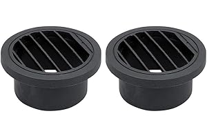 Surakey 2 Stück Standheizung Luftauslässe 75mm Auto Heizung Luftkanal Luftauslass Heizungskanal Zubehör Drehbarer Warmluftauslass für Luftheizung Standheizung Auto Bus Boot Entlüftung Auslass