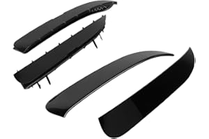 ENTATIAL Blende für Heckschürze, schwarz glänzend für CLA45 Design ABS-Material Abdeckung Heckschürze Zuverlässig für -Benz CLA-Klasse C117 Coupé -Line