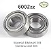 Produktbild 6002Z S6002 6002ZZ lager 304 Edelstahl Rillenlager Miniaturlagern Motoren 15x32x9mm ball bearing for motor 2-Pcs