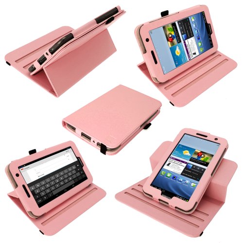 igadgitz A1968 Tablet-Schutzhülle, Tab 2 7.0", rosa