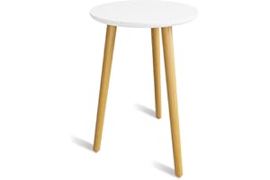 Bamworld Wysoki stojak na rośliny wewnętrzna okrągła półka na rośliny drewniany stół na doniczki na kwiaty wytrzymały uchwyt na rośliny z połowy wieku nowoczesny wystrój domu mały okrągły stolik